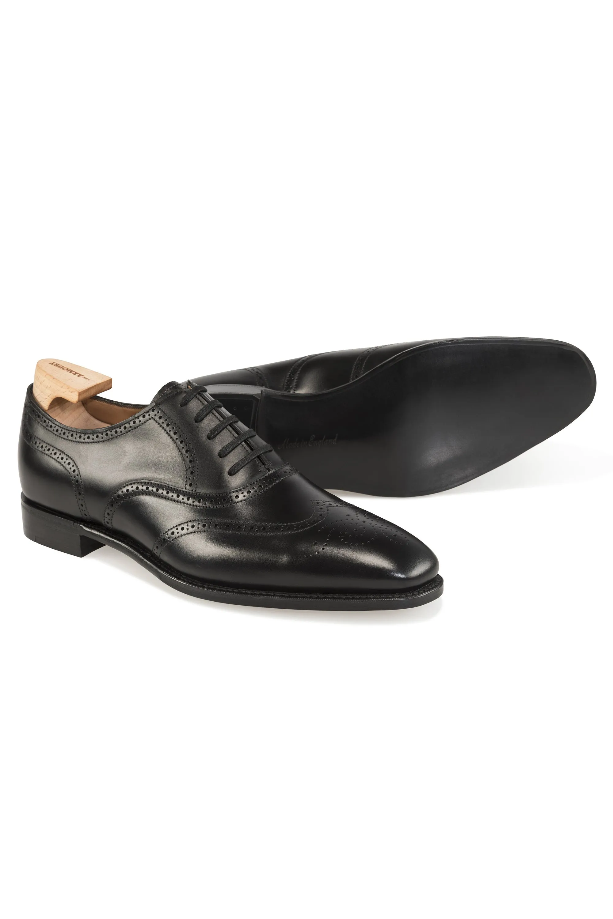 The Armoury Hajime Gloucester Black Calf Oxford Shoes *factory seconds*