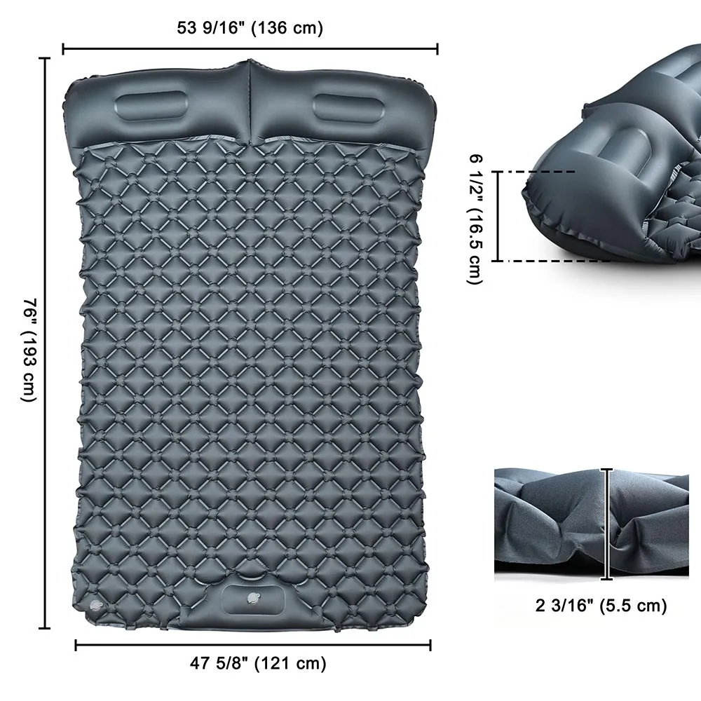 TheLAShop Double Camping Air Mattress Sleeping Pad Lightweight