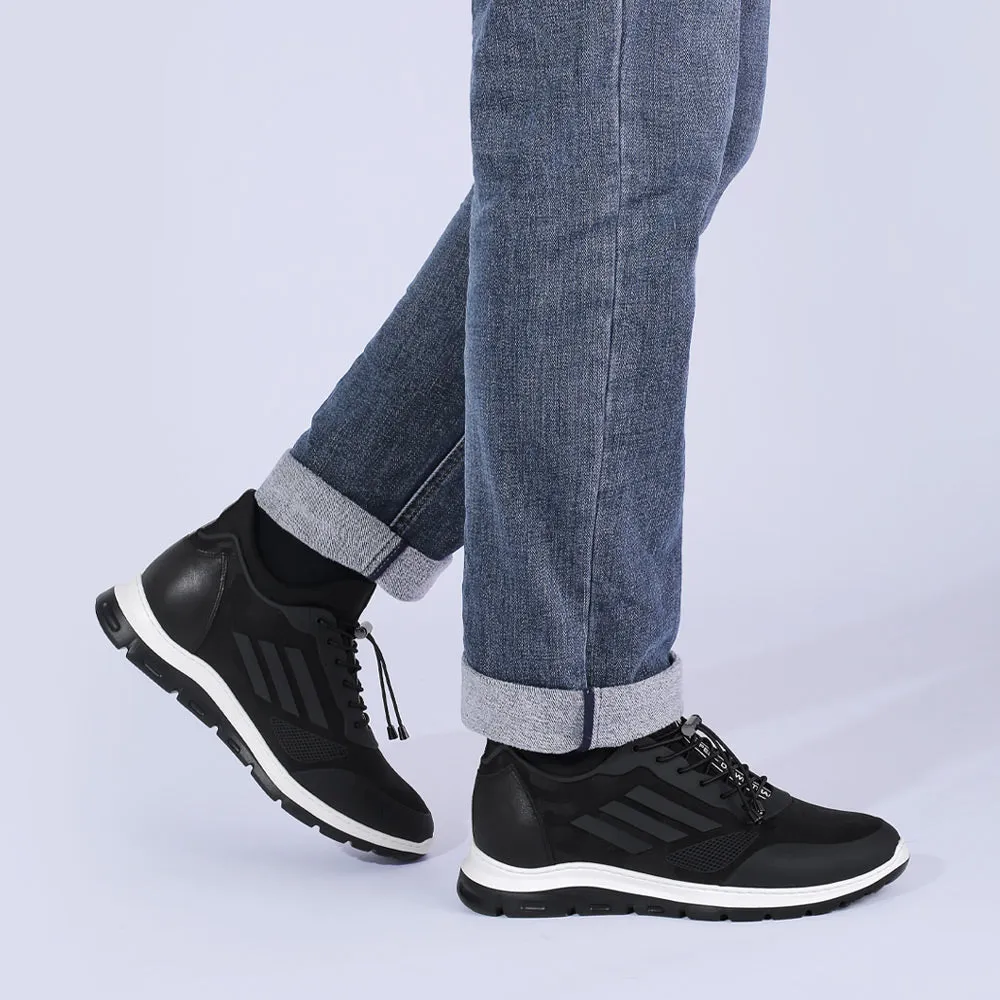 This item only ships to the United States - 6 CM / 2.36 Inches CMR CHAMARIPA Hidden Heel Sneakers Shoes Men Taller Sports Shoes