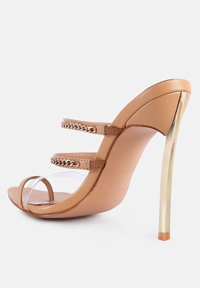 Tickle Me Toe Ring Stiletto Sandals