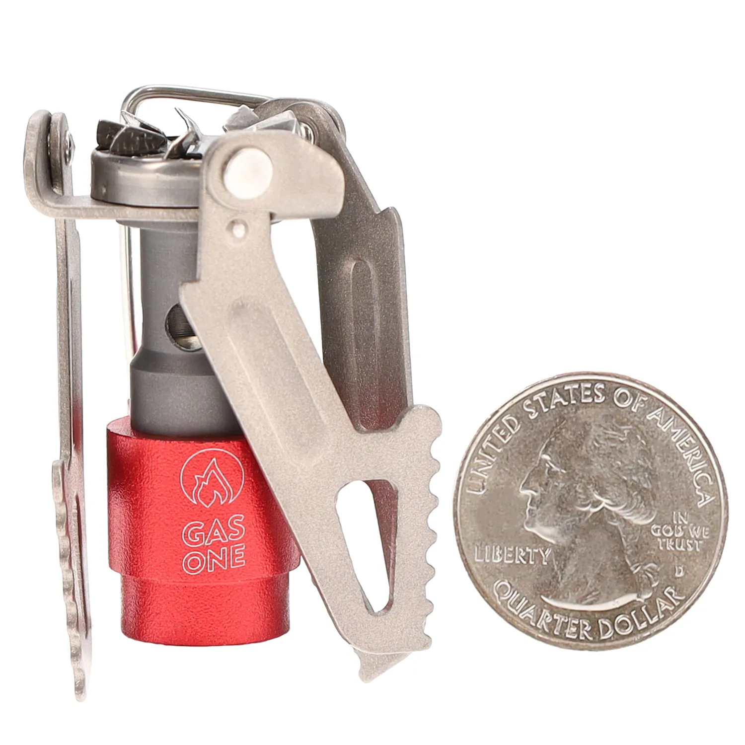 TITANIUM ISOBUTANE BACKPACKING STOVE