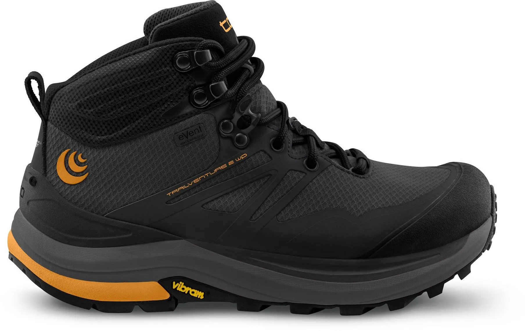 Topo Athletic | Trailventure 2 WP | Men's | Charcoal/Orange