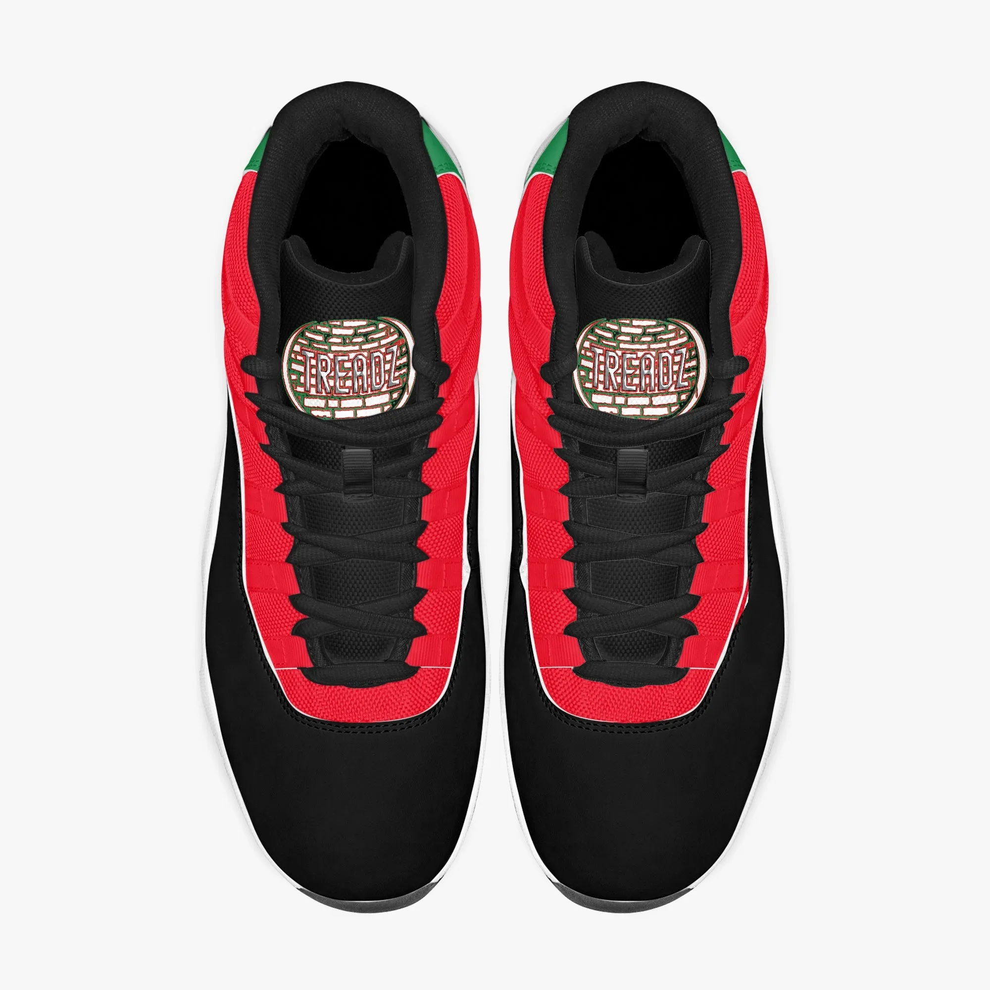 TREADZ Merry Christmas Basketball Sneakers