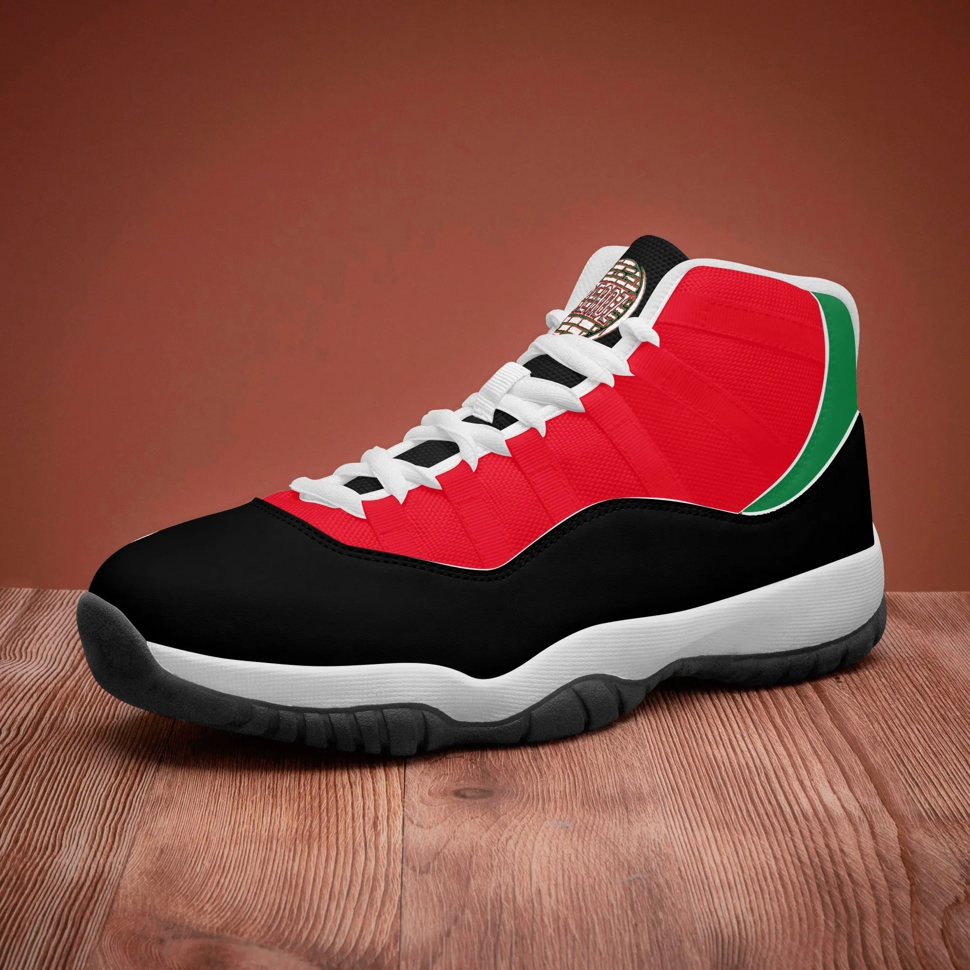 TREADZ Merry Christmas Basketball Sneakers