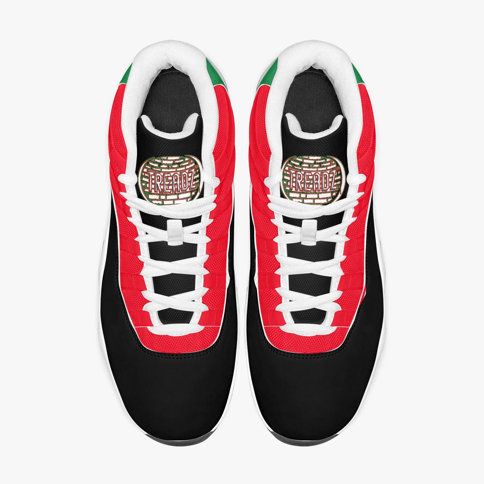 TREADZ Merry Christmas Basketball Sneakers