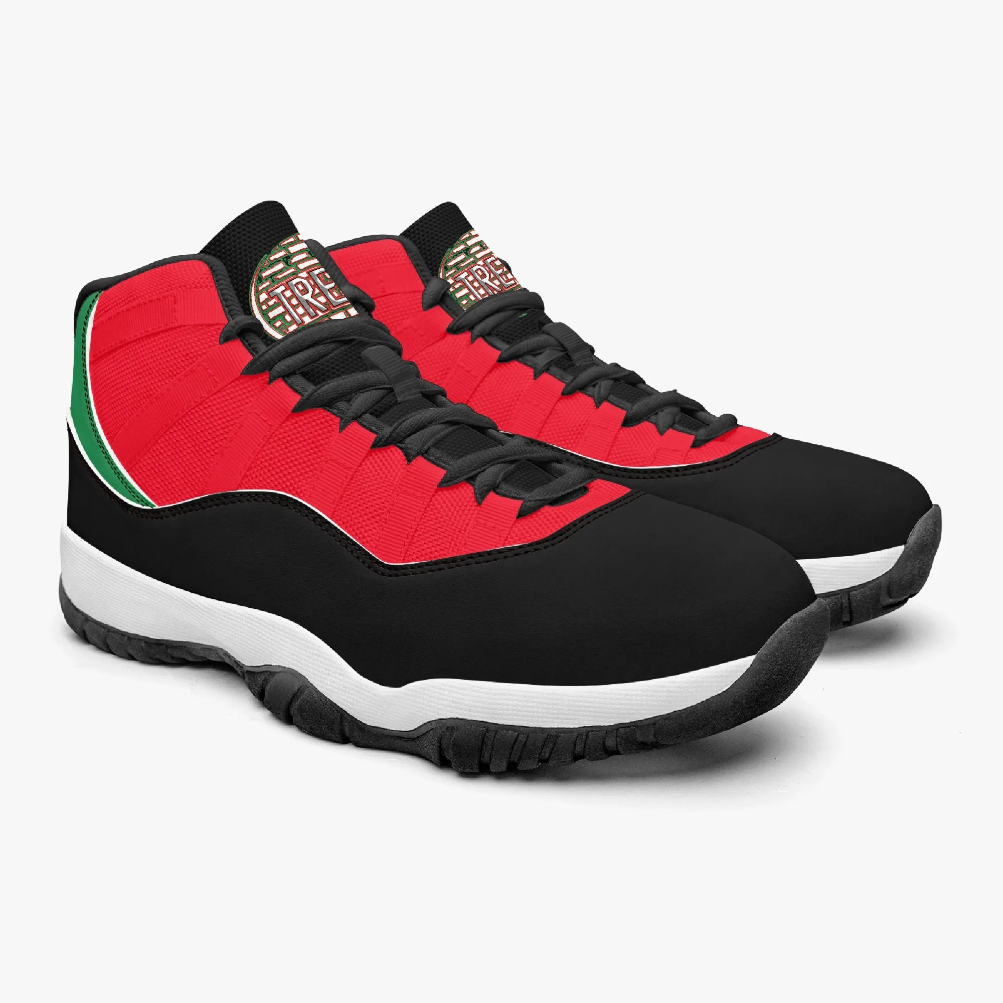 TREADZ Merry Christmas Basketball Sneakers