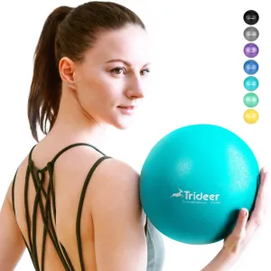 Trideer Pilates Ball, Barre Ball, Mini Exercise Ball, 9 Inch Small Bender Ball, Pilates, Yoga, Core Training and Physical Therapy, Improves Balance (Home & Gym & Office)