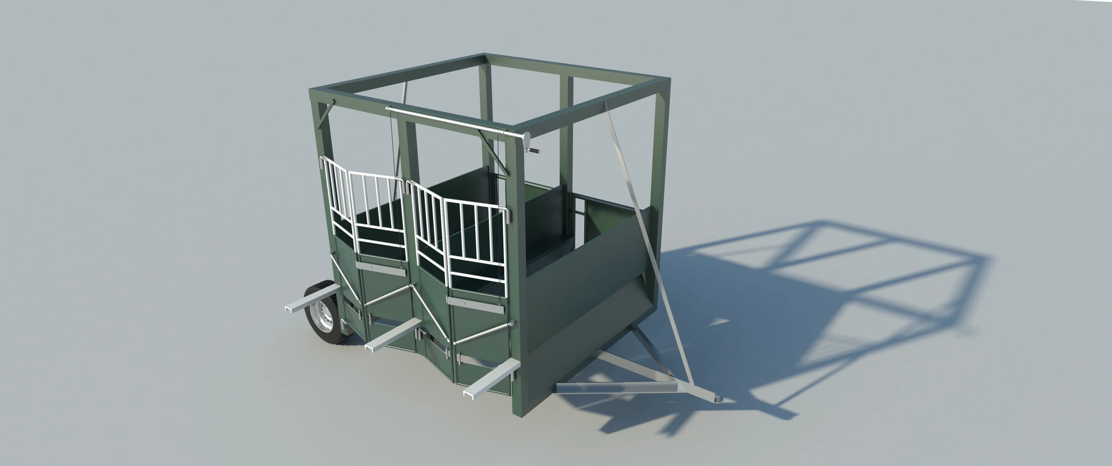 Two Horse Race Track Starting Gate Plans - DIY Starting Barriers For Training Sports