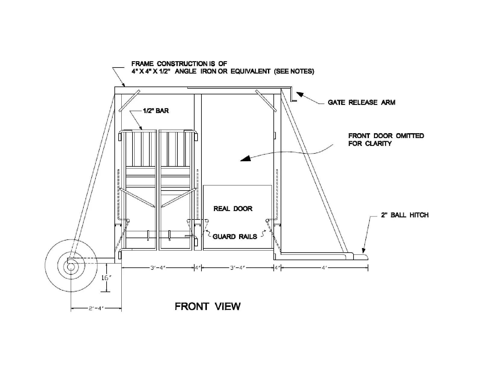 Two Horse Race Track Starting Gate Plans - DIY Starting Barriers For Training Sports