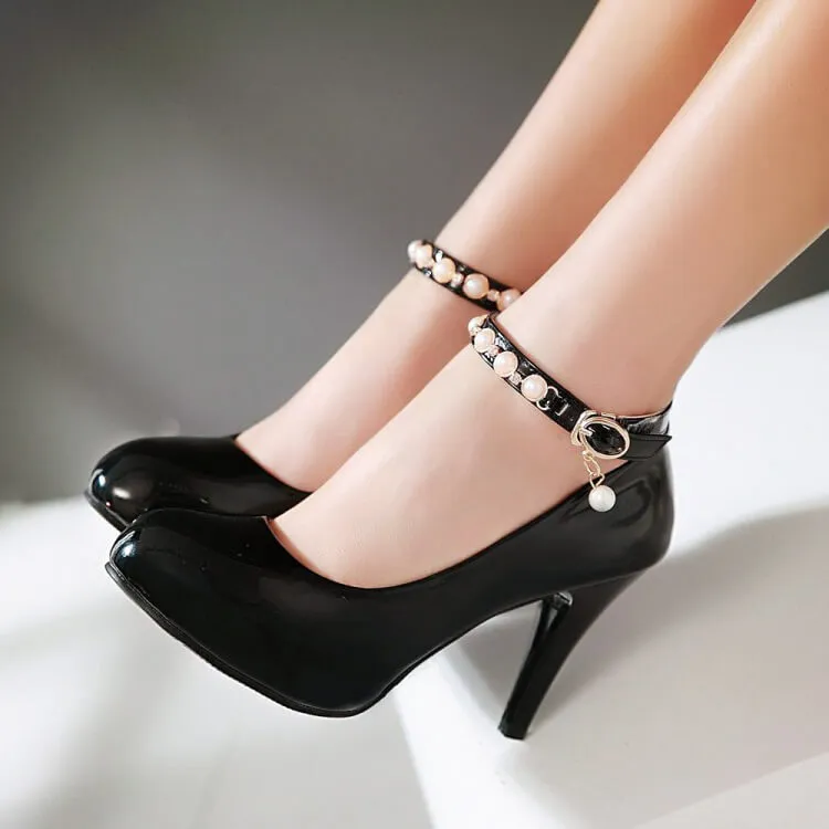 Uniwim Bead High Heels Shoes SE21711