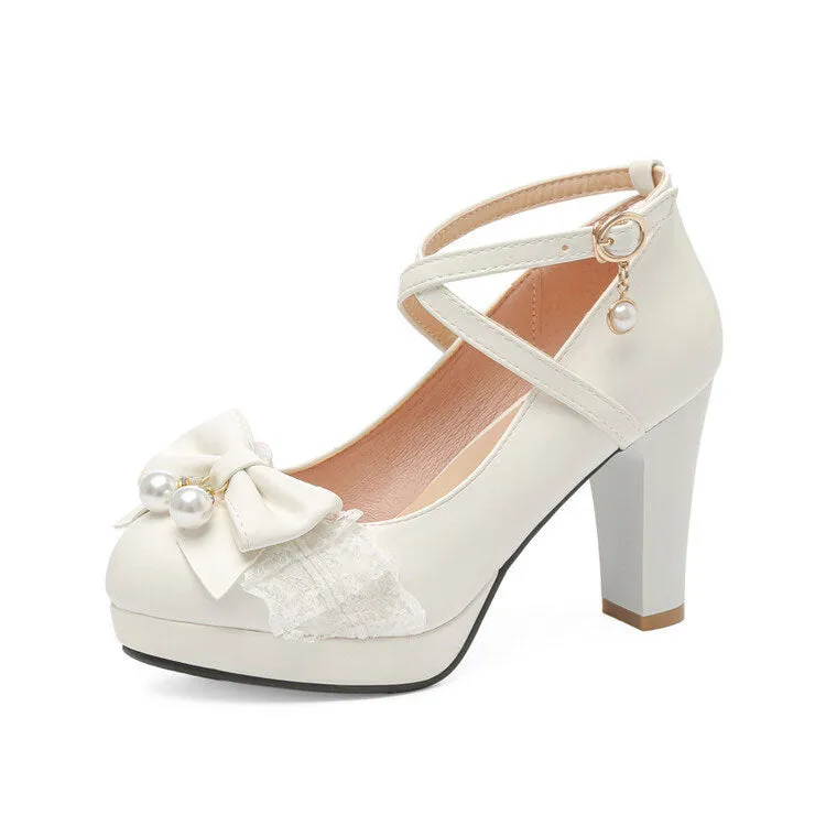 Uniwim Sweet Bow Lace Princess Shoes SE22584