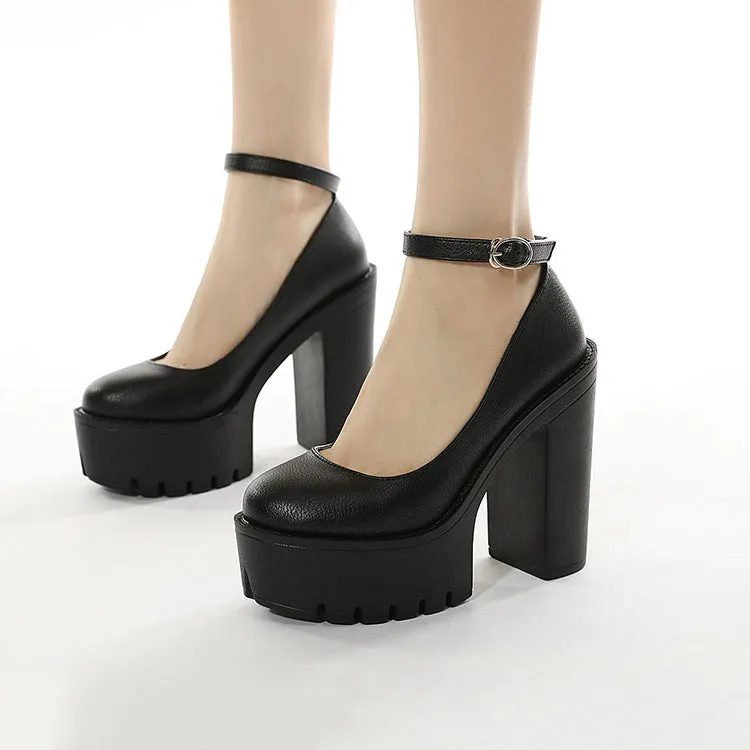 Uniwim Thick Heels Platform Shoes SE20551