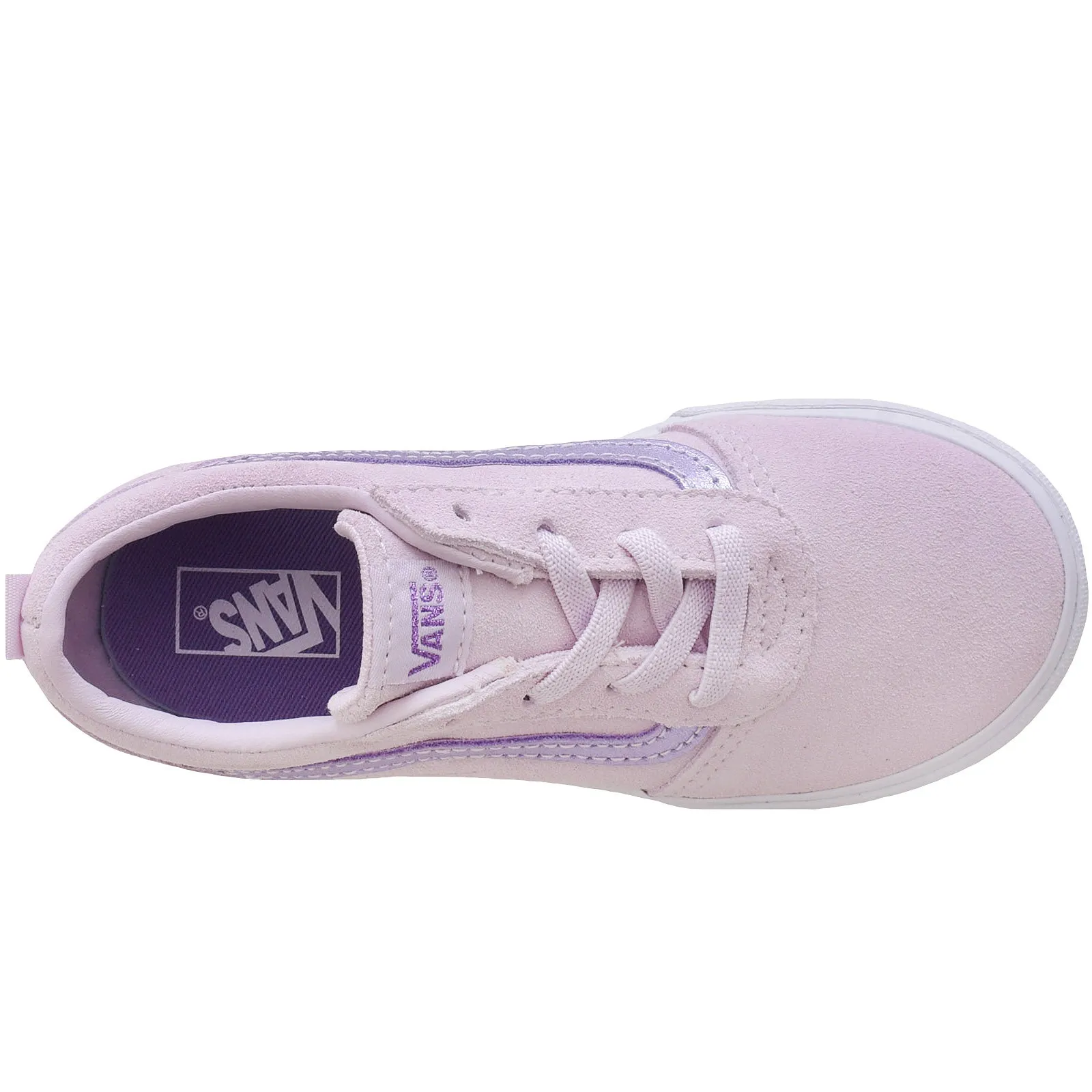 Vans Kids Ward Slip On Elasticated Lace Trainers - Orchid