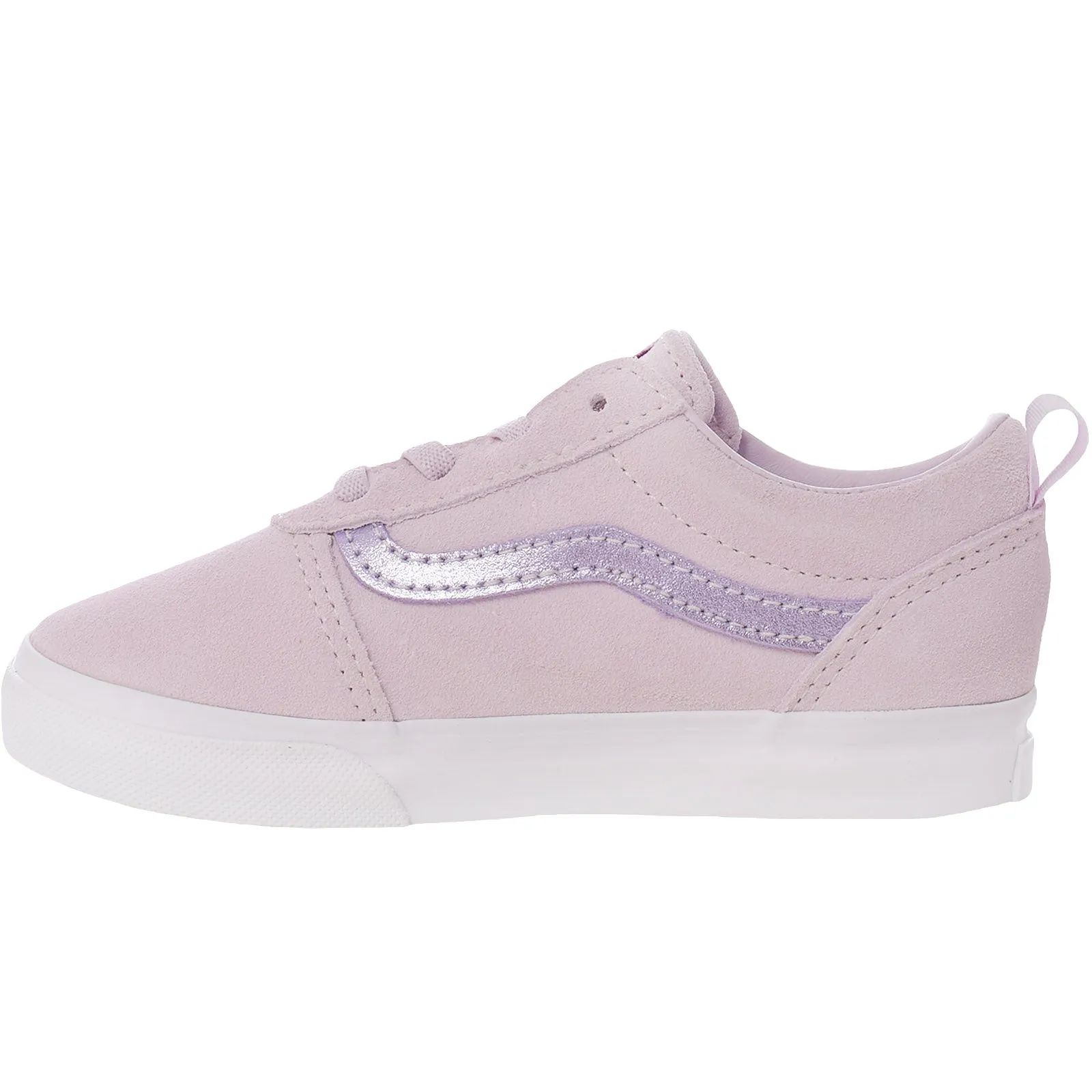 Vans Kids Ward Slip On Elasticated Lace Trainers - Orchid