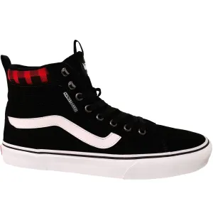 Vans Mens Filmore Hi Vansguard Suede High Top Trainers - Black/Red