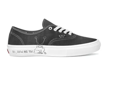 Vans Skate Authentic x Daniel Johnston Shoes - Raven