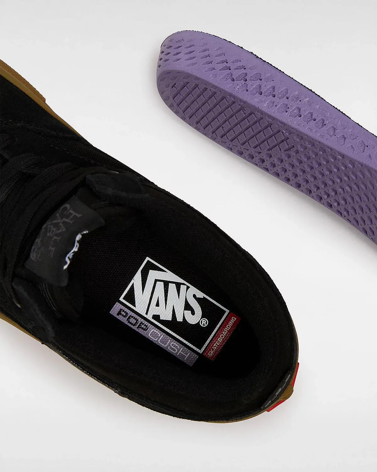 Vans Skate Half Cab Shoes Black / Gum