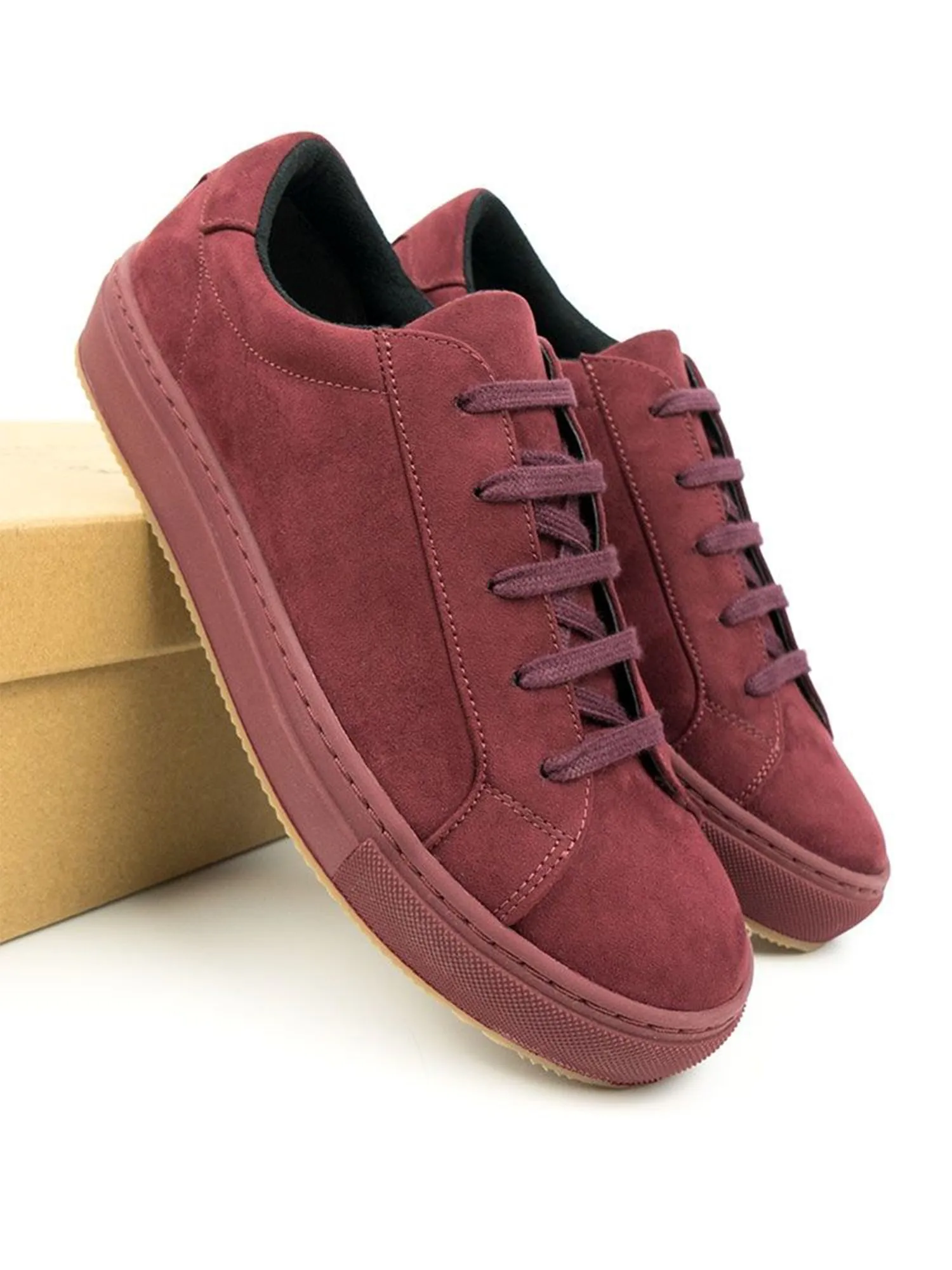 Vegan Suede Sneakers