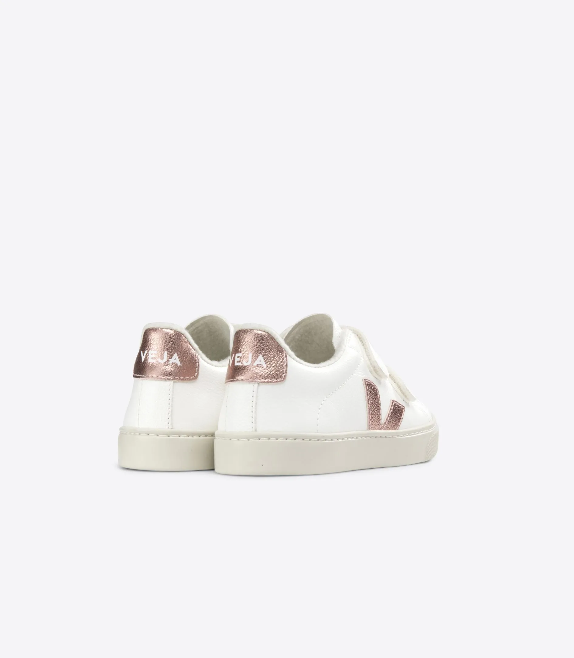 Veja Kids Esplar Fured White Nacre Trainers