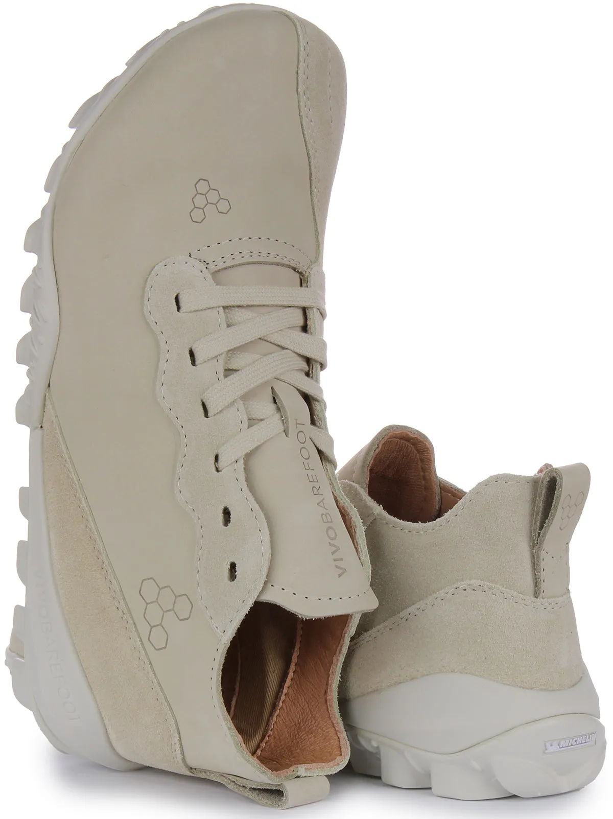 Vivobarefoot Novus Mid X Michelin Sole In Sand For Men