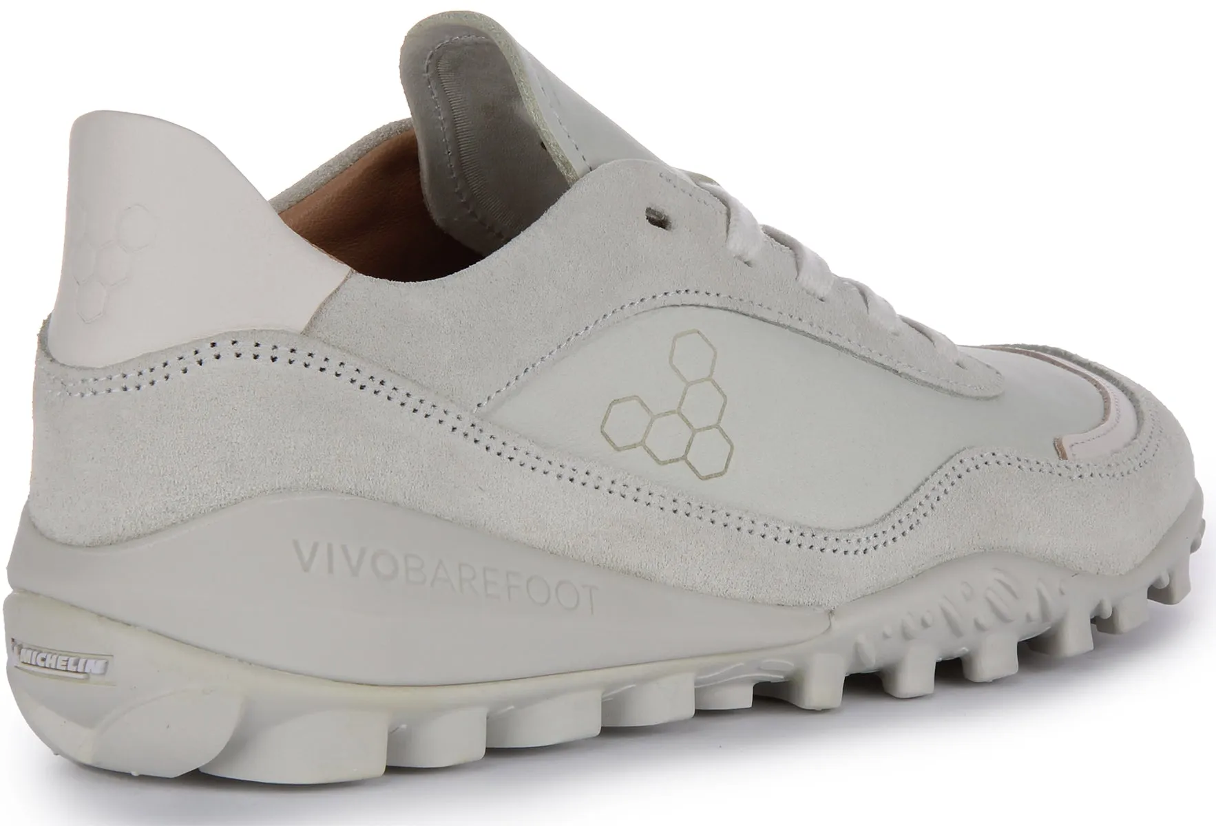 Vivobarefoot Novus X Michelin Sole In White For Men