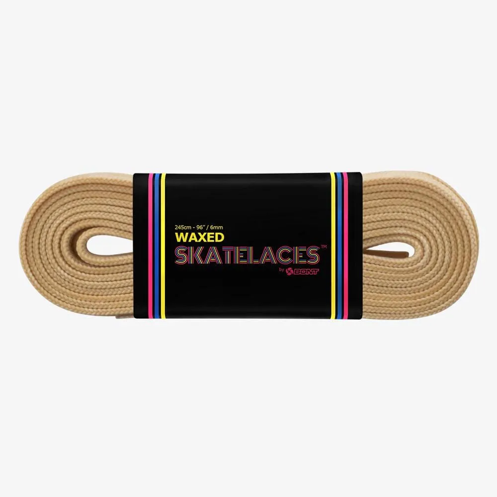 Waxed Skate Laces 8mm