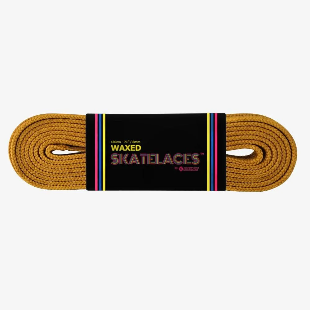 Waxed Skate Laces 8mm