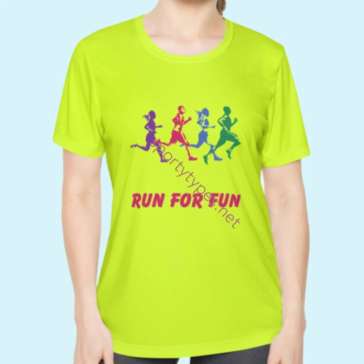 Women's Run For Fun Moisture Wicking Tee