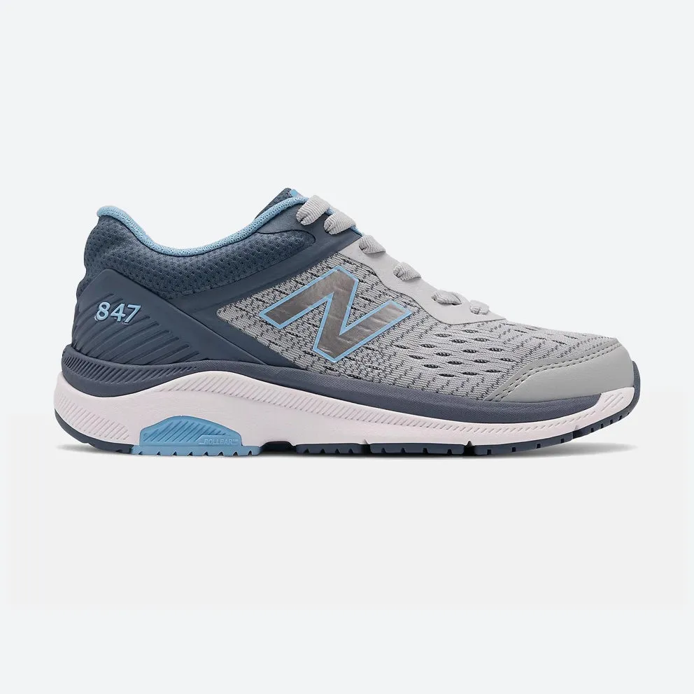 Womens Wide Fit New Balance WW847LG4 Walking Rollbar Stability  Trainers - Exclusive