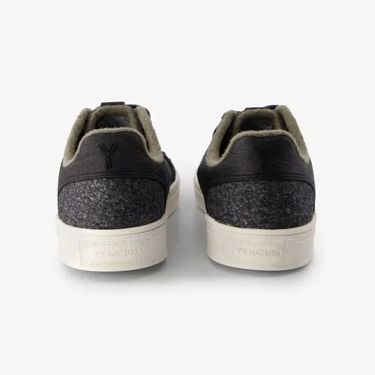 YY Nations Shoes Strato Wool Color Charcoal / White Pair of Shoes